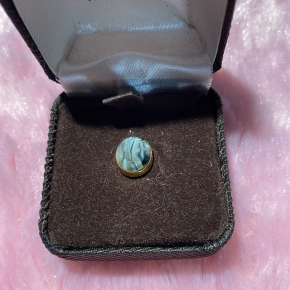 Vintage Tie Tack w/Chain - Picture 1 of 8